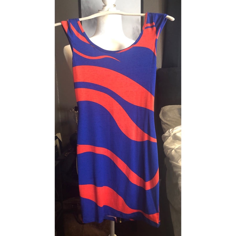 Bright fashion mini dress